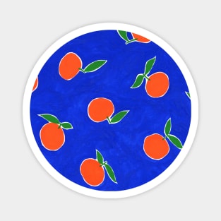 Oranges summer vibes Magnet